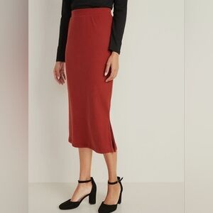 Old Navy Terracotta Midi Skirt